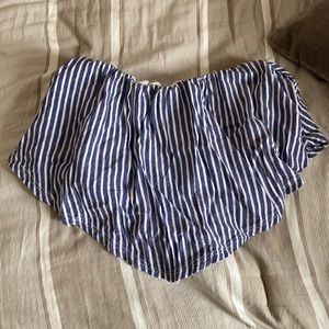 Striped crop top